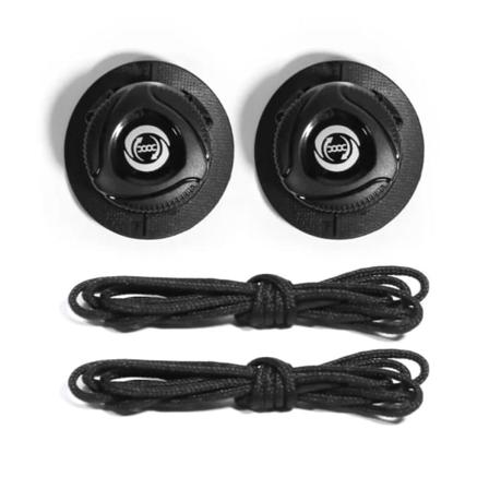 Automatisk Spænde Rope No Tie Sko Snørebånd SORT SORT black