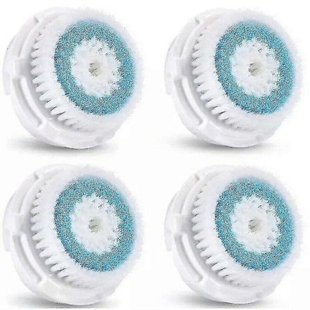 4-pakning Dyp Pore Erstatningsbørstehoder for Ansiktsbørste Clarisonic Mia 1 Mia2