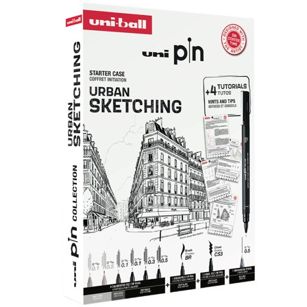 Uni Pin Fine Line Urban Sketching Set