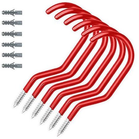 Pyörätelineet, 6 kappaletta raskaan sarjan pyörätelineet 6 pyörän säilytysteline autotalli ruuvi työkalutelineet muovipinnoitetut puutarhatelineet 