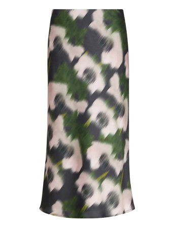 Calvin Klein | Printed Satin Midi Slip Skirt | XXL