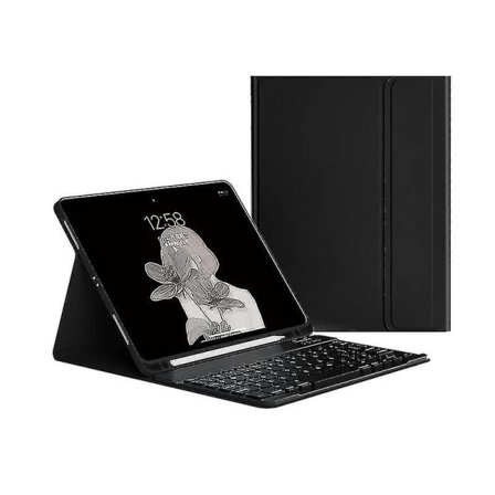 Tastaturcover til iPad 9., 8., 7. generation 10,2 tommer (2021, 2020, 2019) - Sort Black