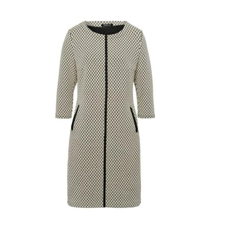 Frank Walder W21 Midi Dress , Beige , Dames , Maat: 2XL Casual jurken