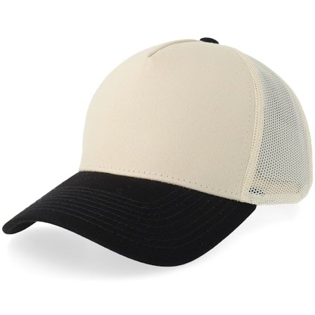 Equip - Béžová trucker Kšiltovka - Stone/Black A-frame Trucker @ Hatstore