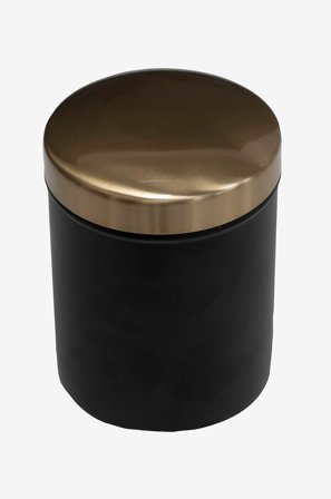 Halvor Bakke - Låda med lock Gio - Svart - Badrumstillbehör - Från Homeroom