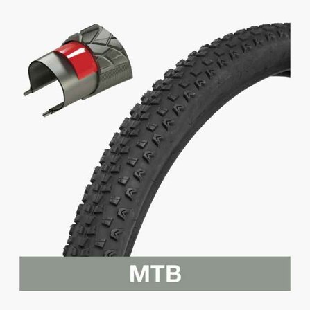 Cykeldäck extraförstärkt MTB 29" 54-622 mm - Biltema