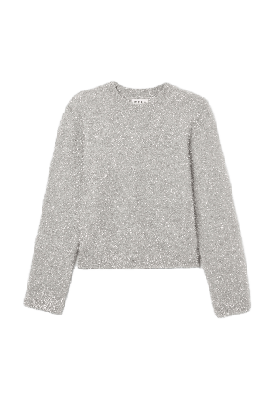 Wera Jumper SPARKLE Stickat Silver M