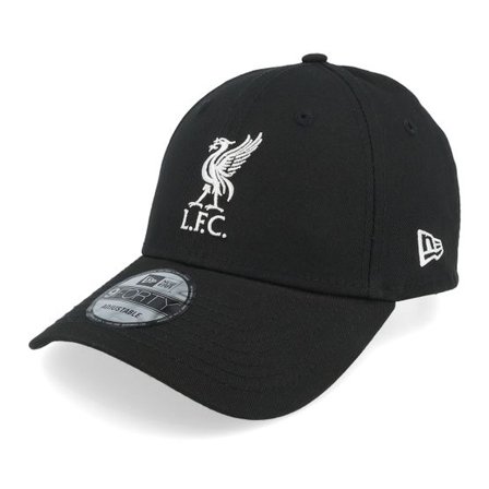 New Era - Football Svart adjustable Keps - Liverpool Core 9FORTY Black/White Adjustable @ Hatstore