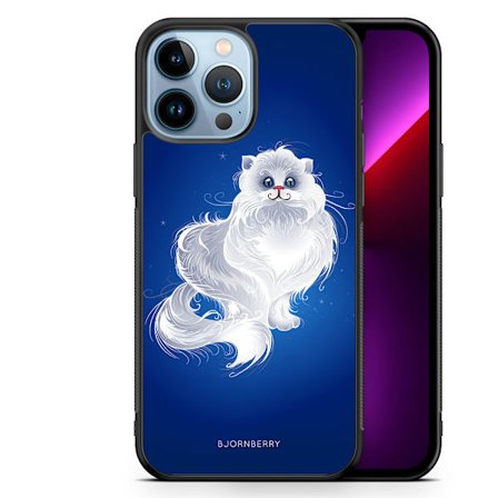 Bjornberry Skal iPhone 13 Pro Max - Vit Katt