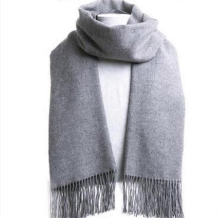 Herr Cashmere Halsduk Enfärgad Ren Pashmina Sjalar Scarves