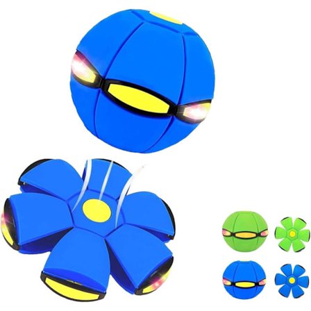 Magisk boll, Magisk metaboll, Magiska studsbollar, Dubbel form fritt omkopplingsbar, Magiska studsbollar med 6 ljus, Interaktiv lämplig förälder-barn 