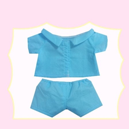 Docka Kläder Skjorta Kläder BLÅ