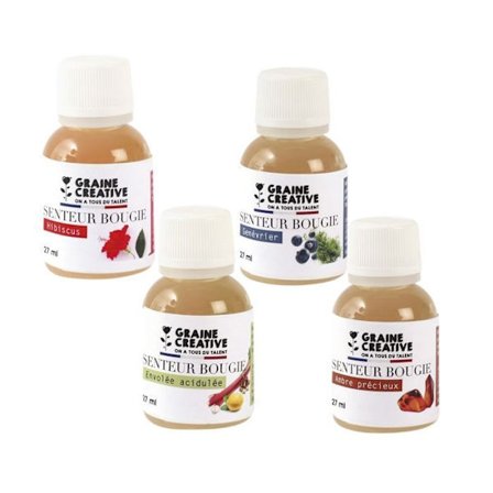 4 dufte til stearinlys - Forår