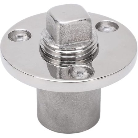 Marine Drænplugs Stainless Steel Spejlpoleret Marine Tilbehør (sølv) (1 stk)