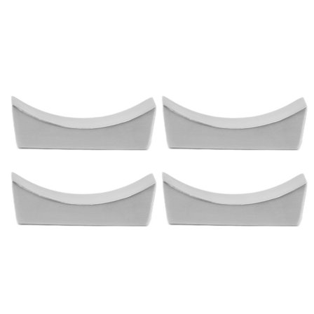 Bestikholder i rustfrit stål - Sæt med 4 bådformede holdere til spisepinde, ske, kniv og gaffel