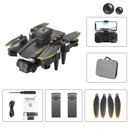 Mini borstlös motor flygande drönare med en nyckel start/landning Quadcoptrar för barn Tonåringar Vuxen
