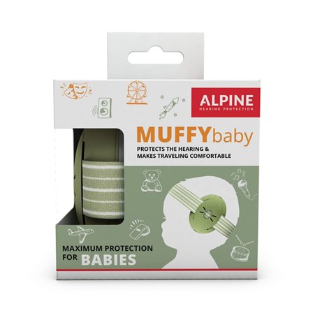 Alpine Hearing Protection Høreværn Muffy Baby Baby Green, Tøj & Bolig, Ører, Ørepropper
