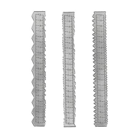 3 stykker 8,7 tommers skjærematriser Prege sjablong