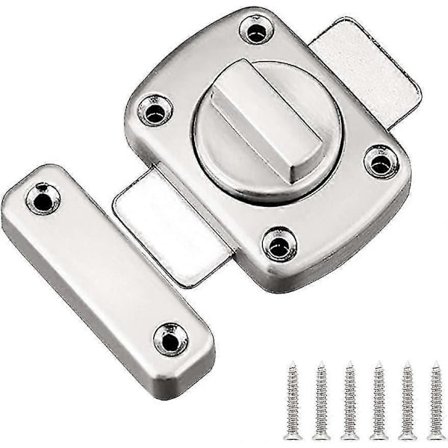 1 Pakkaus Suuri Kylpyhuoneen Oven Lukko 6 Ruuvilla, Varkaudenestolukko Kaappiin, Vaatekaappiin, Parvelle LIR