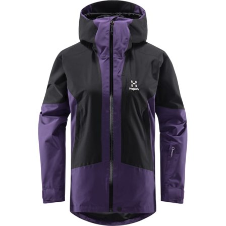 Haglöfs Lumi Jacket Women's Women unlined ski jackets Purple XS