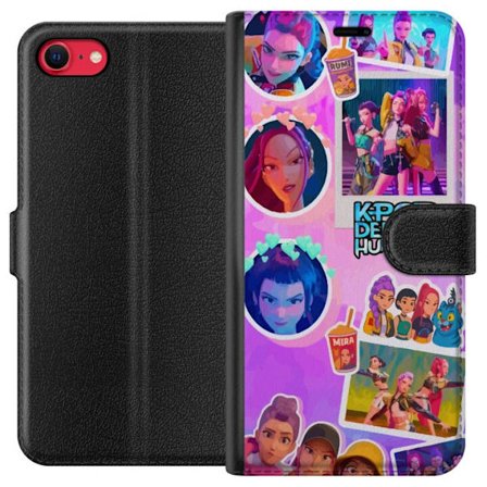 Kompatibel Tegnebogsetui til Apple Apple iPhone 8 Kawaii KPop Demon Hunters vinyl samleobjekt