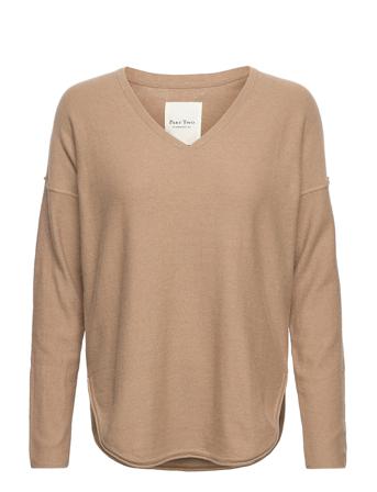 Iliviasapw V-Neck Brown Part Two