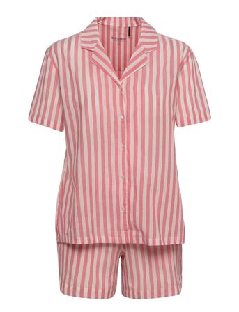 Pyjama Short Pyjamas Multi/mønstret Schiesser