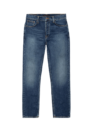Nudie Jeans Solid Ollie Herr Blå W31/L32
