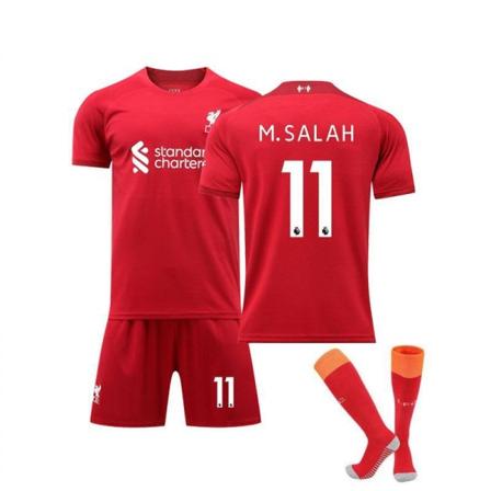 22-23 Kausi Uusi Liverpool Koti Lapset Aikuiset Jalkapallo Jalkapallopaita Trainin Paita Puku No.11 M.SALAH 22