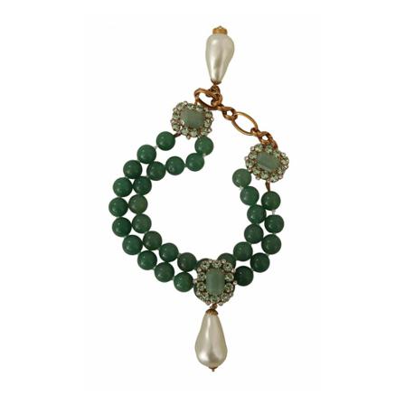 Dolce & Gabbana, Necklaces Groen, Dames, Maat:ONE Size