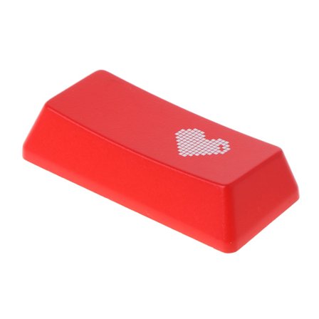 Mekaniskt tangentbord för Key Caps 1 för Key ABS Red Love Heart Pattern Keycap PC