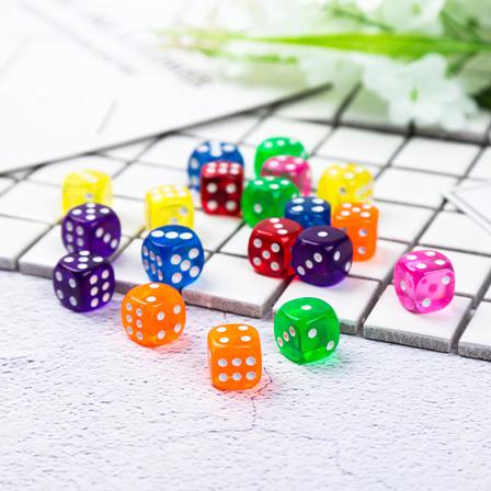 12 St Förp Tärningar För Spel 6 Färger Flerfärgad