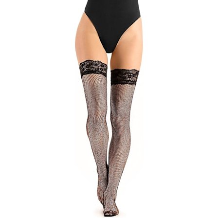 Naisten pitsireunaiset stay-up-sukat, silkkinen liukueste, silikoninen, läpikuultavat reisisukat