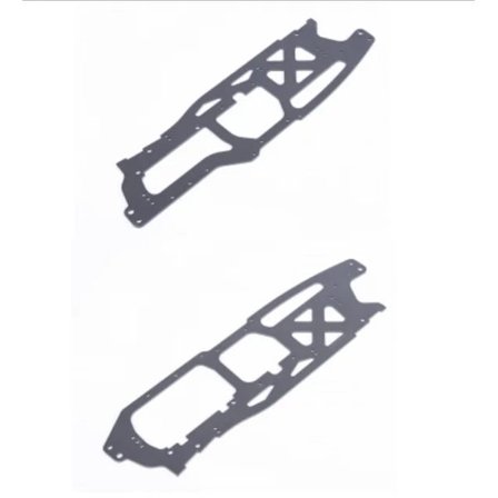 harden anodized right chassis plate+left chassis plate for rovan/rofun 1/8 TORLAND rc parts HPI Savage Flux rc car parts