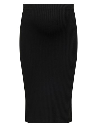 Olmemilia Midi Skirt Jrs Black Only Maternity