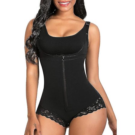 Lequeen Body Shaper Dam Waist trainer Butt Lifter Platt Mage Bantning Binders Body Slida Magen Dra Korsett Trosor Shapewear,blcack2