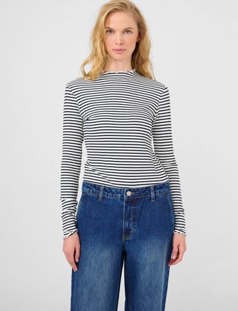 Karen By Simonsen Candacekb Stripe Ls - Black - M