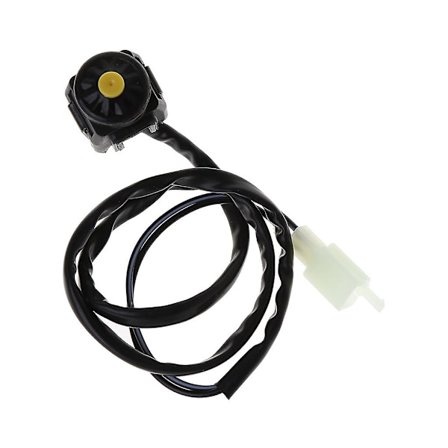 Universal ATV Motorcykel Tændingsswitch Starterknap til 22mm Styr [DB]