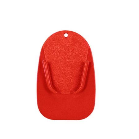 Moottoripyörän seisontatuen jatke Liukueste Parking Bracket Pad PUNAINEN