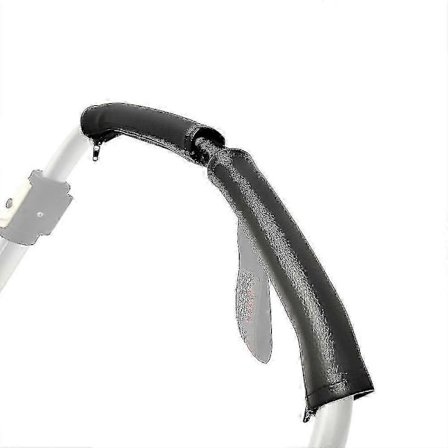 Barnevognshåndtagsbetræk Passer til Bugaboo Bee3 Bee5 Bee+ Barnevognstilbehør Pu Læder Armlæn Beskyttelsesetui Sort