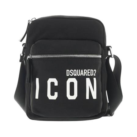 Dsquared2 Icon Crossbody Taske Sort, Dame Skuldertasker, Størrelse: ONE Size