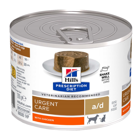 Hill's Prescription Diet Dog - a/d Urgent Care kylling hermetikk - våtfôr for hund og katt 200 g - Hund - Hundefôr & hundemat - Veterinærfôr for hund 