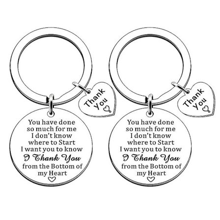 2 pakkaus kiitoslahja avaimenperät ystäville Avaimenperät vapaaehtoisopettajille olet tehnyt niin monta avaimenperää minulle - varastossa