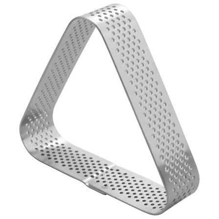 Porøs Tærteform i Rustfrit Stål - Tårnformet Pie- og Kageform - Bageudstyr - Varmebestandig Perforeret Kageform