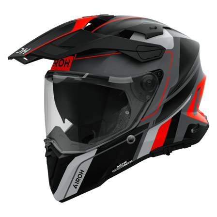 Casco Adventure Airoh Commander 2 Naranja mate S