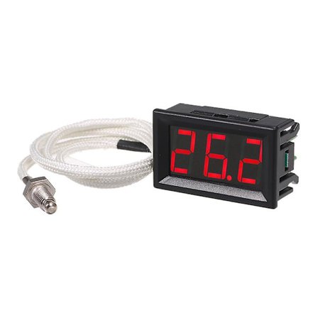 HK XH-B310 Industrielt Digitalt Termometer 12V Temperaturmåler K-type M6 Termoelement Tester -30~800 Termograf Høj Nøjagtighed med LED-Display