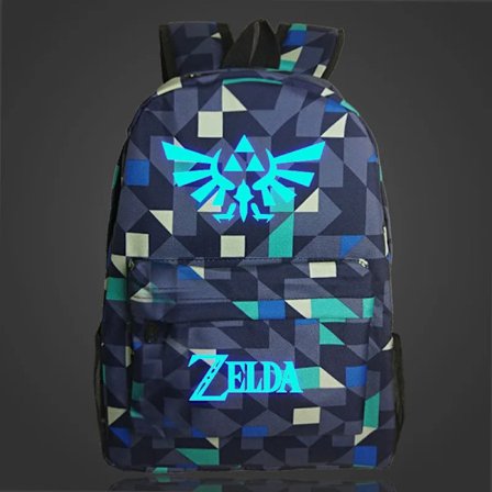 Anime Legend of Zelda Mochila Skolväska Självlysande Student Ryggsäck Stil 3 Stil 4