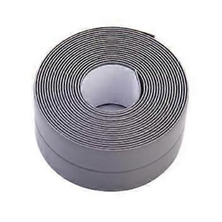 Harmaa setti (2 kpl, 3,2 m * 2,2 cm) PVC-materiaalia, tiskialtaan tiivistenauha, keittiön, kylpyhuoneen, ammeen kulmatiivistenauha, vedenpitävä 