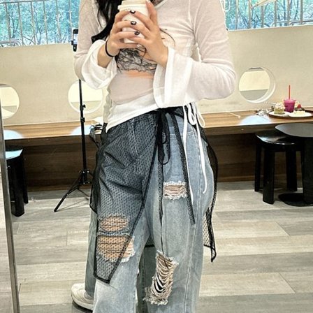 Harajuku kjol varv över kjolar F F