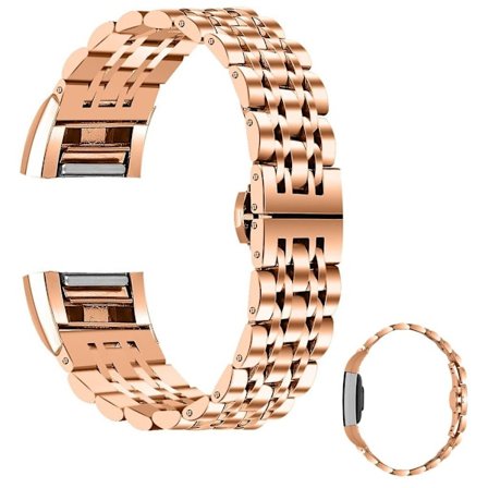 Fitbit Charge 2 stainless steel watch strap - Rose Gold